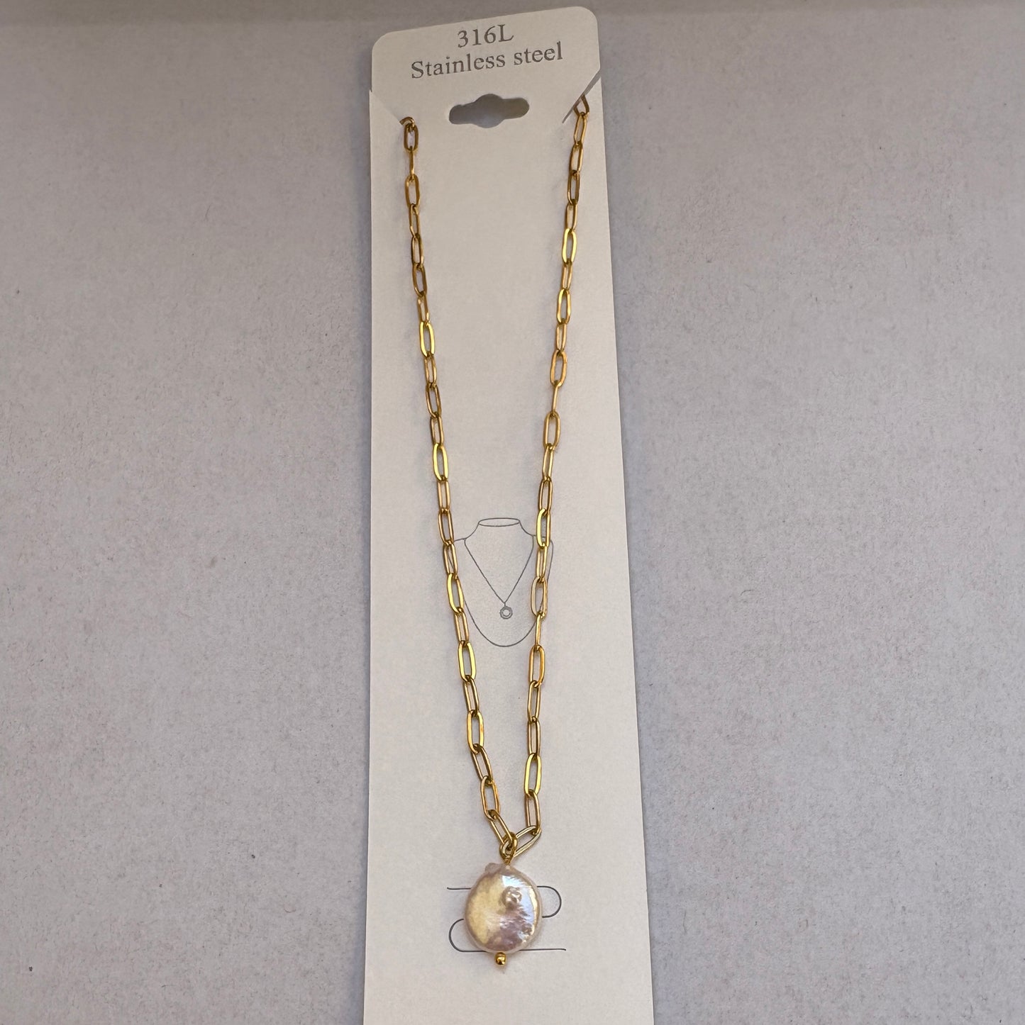 Collar Perla de Agua Dulce