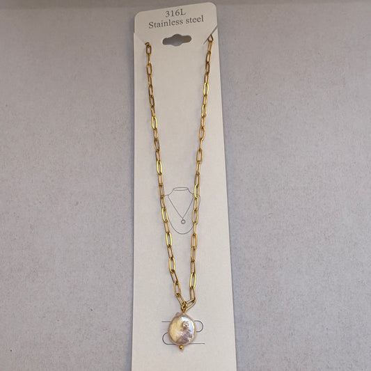 Collar Perla de Agua Dulce