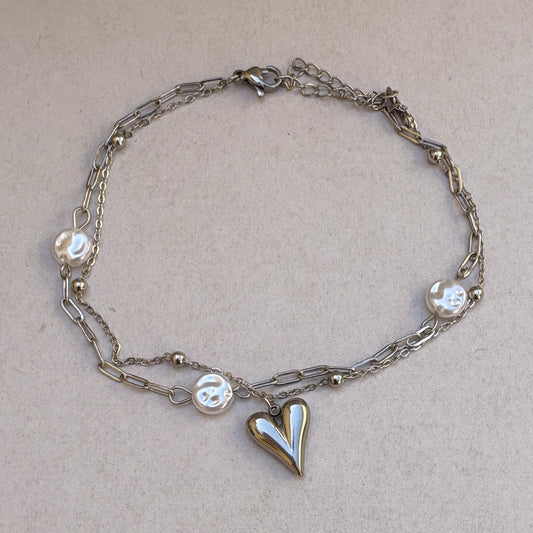 Tobillera Corazón